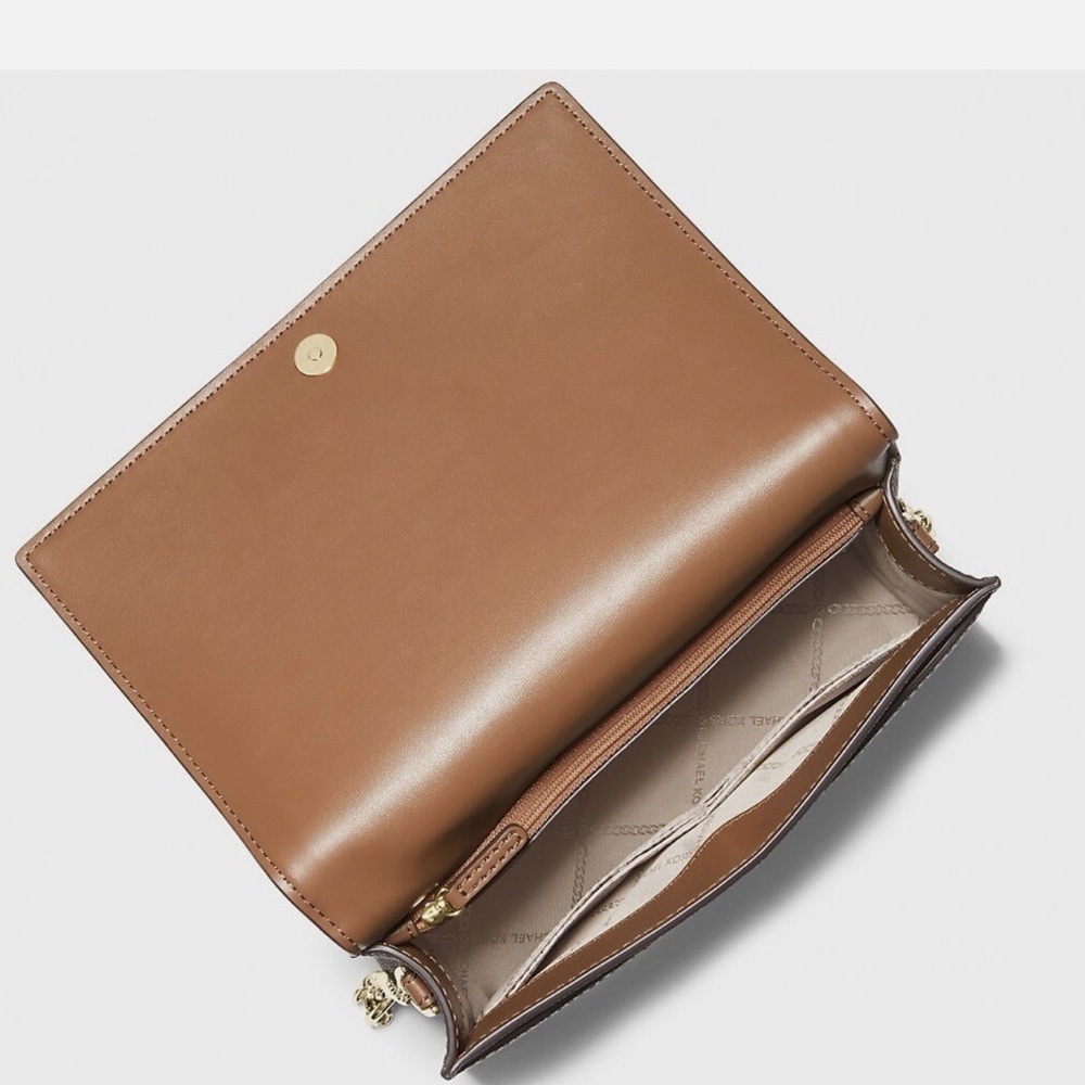 Michael Kors Brown and Cream Crossbody Bag - Picture 4 of 8